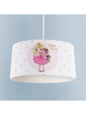 PremiumPort Sevimli Little Princess Desenli Çocuk Odası Avizesi, Şık ve Aydınlatıcı
