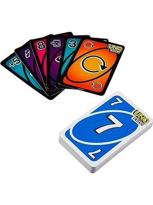 Mattel Games Uno Flip Klasik Uno'nun Yeni Versiyonu Ahlat Ağacı Malzemeden Düz Saplı Oyun