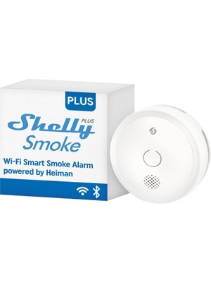 Plus Duman Alarmı | Akıllı Duman Dedektörü | Wi-Fi ve Bluetooth | Alexa ve ile Uyumlu | Anında Bildirim | Sesli ve Işıklı Yangın Alarmı