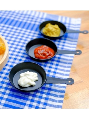 Reoona Metal Kaşık Sosluk Üç Adet.