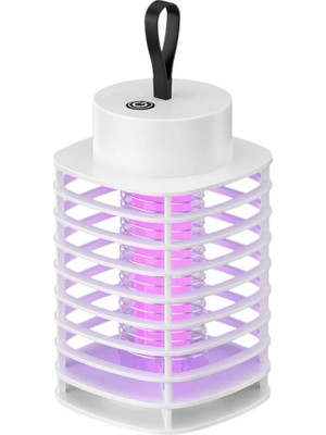 TeknoKapsül Akıllı Elektrikli Böcek Öldürücü Lamba Uv Mor Işık Sessiz Gece Kullanımı Duvara Asılabilir