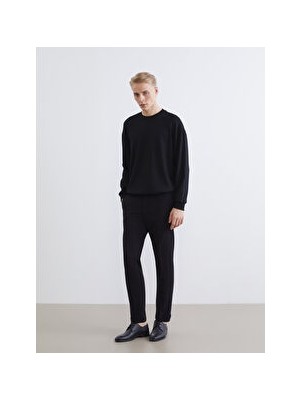 LC Waikiki Siyah Slim Fit Erkek Pantolon