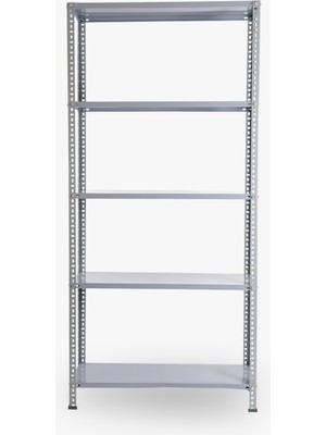 Rafiste 5 Katlı Civatalı Hafif Yük Rafı 200X43X93 cm Gri