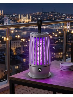 TeknoKapsül Elektrikli Sivrisinek Öldürücü Lamba Uv Işıklı Sessiz Çalışma Geniş Etki Alanı