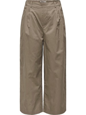 Only Onlzora Mw Culotte Pant Pnt Kadın Gray Pantolon - 15370610