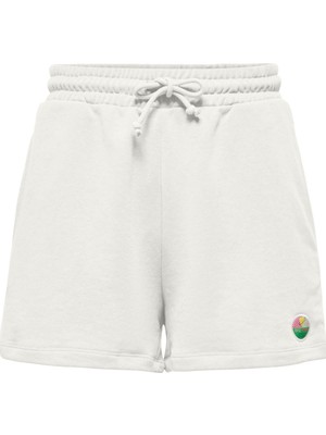 Only Onlmınna Kadın Sweat Şort Rahat Günlük Spor