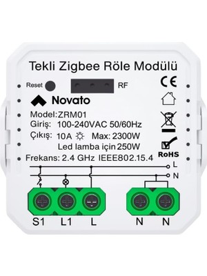 Freedom Books Tek Çıkışlı Akıllı Anahtar(, Smart Life, Assistant, ZIGBEE2MQTT Uyumlu)