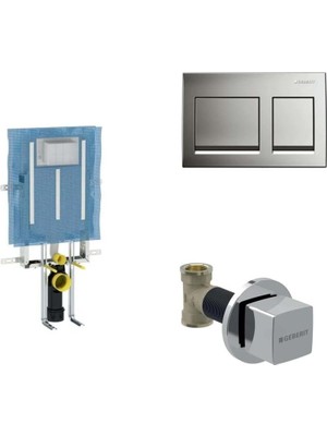 Freedom Books Alpha 3'lü Gömme Rezervuar Seti 8 cm - Parlak Krom