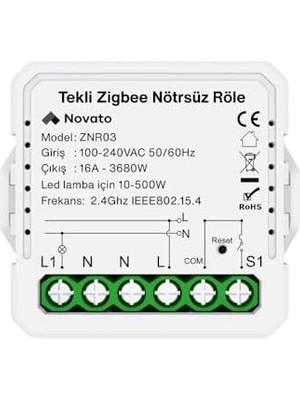 Freedom Books Mini Nötrsüz Tek Çıkışlı Röle