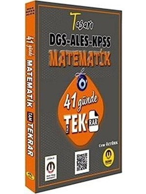 Freedom Books Dgs Ales Kpss Matematik 41 Günde Tekrar