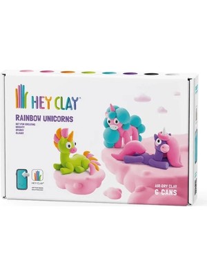 Hey Clay Yaratıcı Kil Seti - Brighty, Cloudy, Sparky
