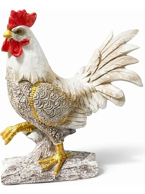 TeknoKapsül Özel Tasarım Polyester Horoz Figürü AALK4362