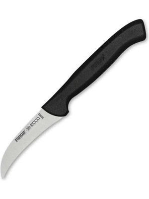 TeknoKapsül 38044 Kıvrık Eğri Sebze Dekor Bıçağı 7,5 cm - Siyah