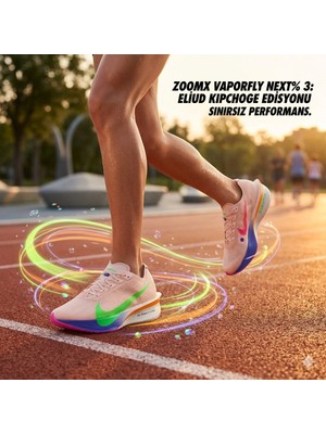 Nike Zoomx Vaporfly Next% 3 Eliud Kipchoge Kadın Pembe Koşu Ayakkabısı | IM6366-605
