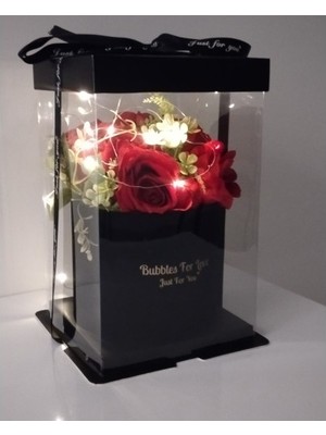 TeknoKapsül LED Işıklı Kırmızı Sevgililer Günü Hediyesi