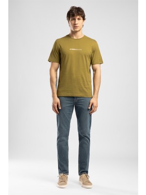 Lee Cooper Jagger Erkek Slım Straıght Dar Kesim Normal Bel Düz Paça Jean Pantolon Mavi