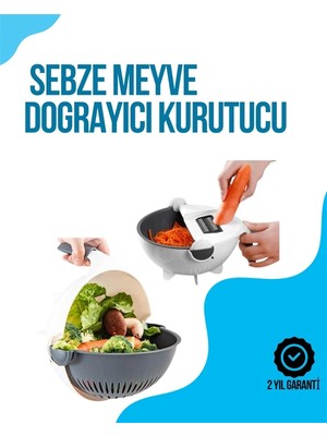 TeknoKapsül Dilimleyici Rende Bıçaklı Çok Amaçlı Mutfak Aleti