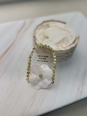 HS Gift And More Taşlı Pencere Pleksi Magnet Söz Nişan Nikah Hediyesi 10 Adet