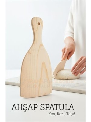 Pileli Store Ahşap Hamur Spatulası 21X95 cm – Doğal Ergonomik ve Çok Amaçlı Mutfak Yardımcısı