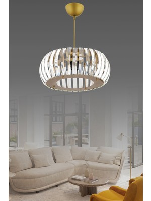 PremiumPort Modern Eskitme Kristal Avize, Şık ve Işıltılı Aydınlatma Seçeneği