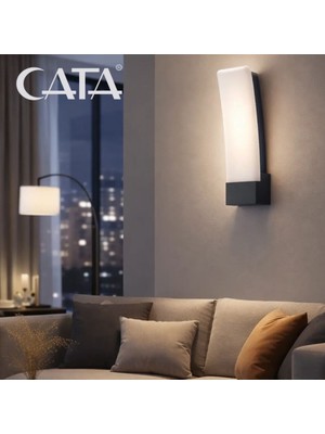 Cata 30 Watt Gün Işığı Siyah Dış Mekan Aplik Su Geçirmez Yüksek Işık 220V 3200LM CT7085 Havana