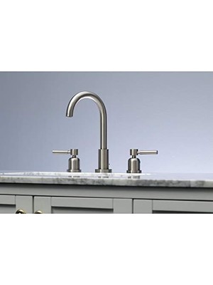 Freedom Books FSC8928DL 20,32 cm Geniş Lavabo Bataryası Pop-Up, Fırçalanmış Nikel