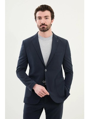 Mcr Erkek Çizgili Slim Fit Torba Cep Ipli Takım Elbise 45378