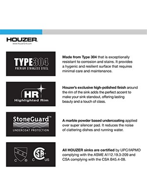 Freedom Books A1722-7BS-1 Ada Glowtone Üstten Monte Paslanmaz Çelik 17 x 22 3 Delikli Evye, Bir Sepet Süzgeci Dahildir; 3-1/2 Inç Tahliye Açılımı