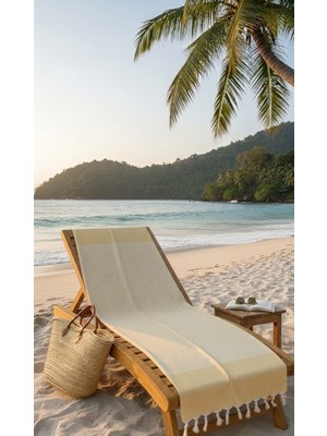 Vivesta Home Lüks Hürrem Desen Peştemal 90X170 Cm-Pamuklu | Ultra Hafif Hızlı Kuruyan Plaj Hamam Sauna Havlusu