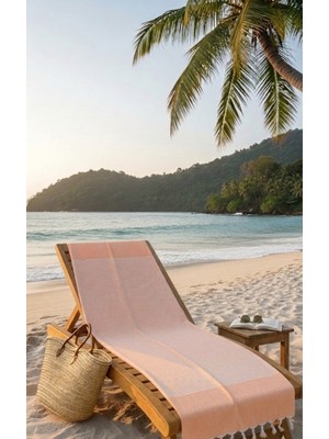 Vivesta Home Lüks Hürrem Desen Peştemal 90X170 Cm-Pamuklu | Ultra Hafif Hızlı Kuruyan Plaj Hamam Sauna Havlusu