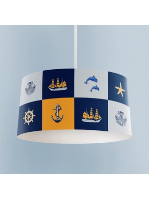 PremiumPort Deniz Yıldızı Desenli Bebek ve Çocuk Odası Avizesi