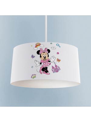 PremiumPort Minnie Mause Küçük Figür Desenli Bebek ve Çocuk Odası Avizesi