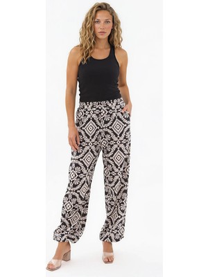 Vitrin Etnik Desen Şalvar Pantolon