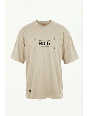 Dad & Children Hustle Unisex Oversize T-Shirt