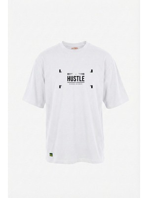 Dad & Children Hustle Unisex Oversize T-Shirt
