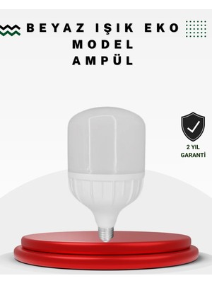 M Merc Giyim Acil Durumlara Uygun Şarjlı Torch LED Ampul 30 Watt