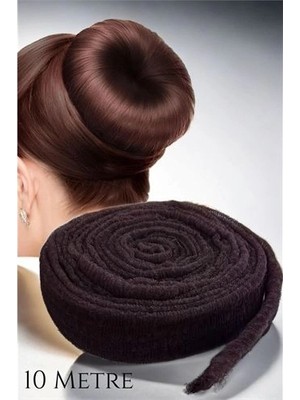 Butik Turk Saç Topuz Süngeri Kahve 10 Metre Forero Design