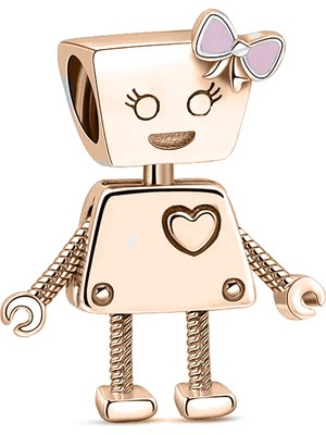Fubena Rose Kadın Robot Charm