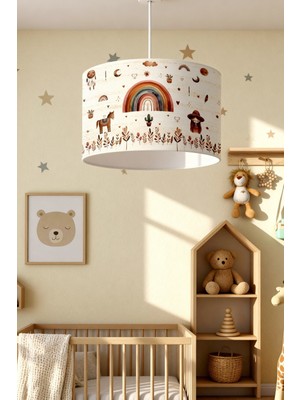 PremiumPort Rüya Gibi Desenli Çocuk Odası Avizesi, Sıcak ve Şık Aydınlatma