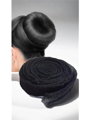 Butik Turk Saç Topuz Süngeri Siyah 10 Metre Forero Design