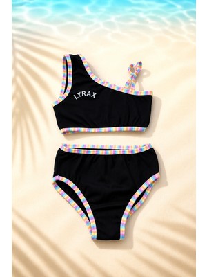 Beniizle Lyrax Baskılı Kız Çocuk Bikini Takımı