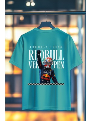 Book OrBook Verstappen %100 Heavy Cotton Premium Kalite Sırt Baskılı T-Shirt