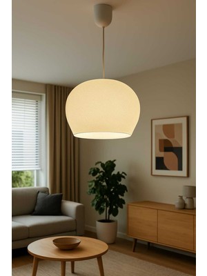 PremiumPort Modern Beyaz Sarkıt Avize, Mutfak ve Yatak Odası Şıklığı Için Tasarlandı