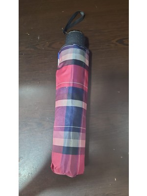 Es Dekor Desenli 8 Telli Manuel Rüzgara Dayanıklı Şemsiye 1 Adet