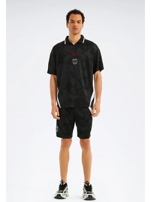 Reebok Street Sport Ftbl Jersey Siyah Erkek Kısa Kol T-Shirt