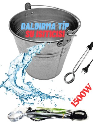 ATS Kaliteli Kromajlı Su Isıtıcı / Kova Su Isıtıcı / Daldırma Su Isıtıcı / Su Isıtma Rezistansı