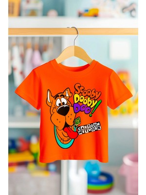 Book OrBook Scooby Dooby Doo %100 Pamuk Premium Kalite Çocuk Tişörtü (3-12 Yaş)