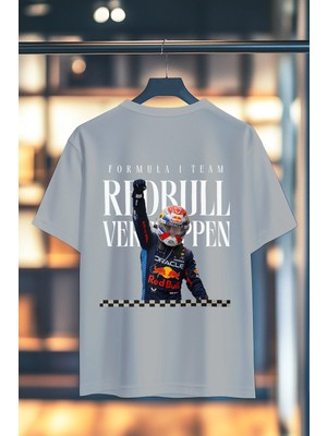 Book OrBook Verstappen %100 Heavy Cotton Premium Kalite Sırt Baskılı T-Shirt
