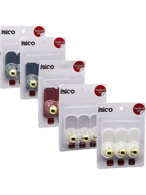 ForWhat Büro Ev Ofis Düzeni Için Plastik Üçlü Golden Yapışknlı Top Uçlu Askı