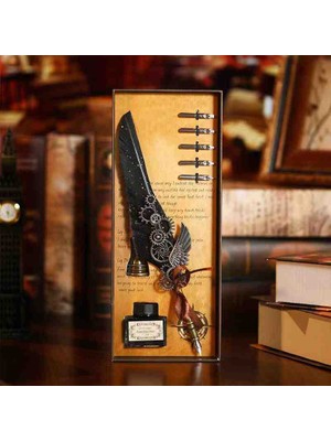 Wolawood Osmanlı Zarafetini Masanıza Taşıyın: El Yapımı Divit Hokka Seti~sanat, Tarih ve Prestijin Buluşması! Kaligrafi Kalemi Hediyelik Set Güzel Yazı Hat Sanatı Takımı